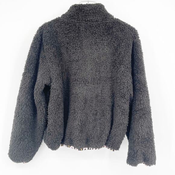 REVOLVE PLUSH APPAREL Leopard Fleece Zip Up Jacket - Picture 4 of 7